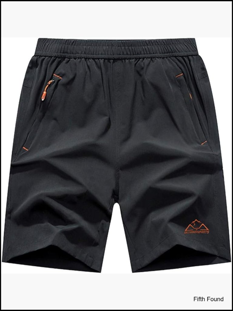 Men's Quick Dry Hiking Shorts With Zipper Pockets